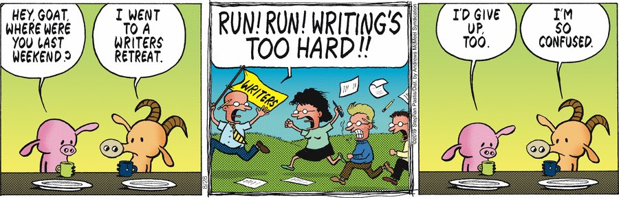 Image result for stephan pastis writing retreat